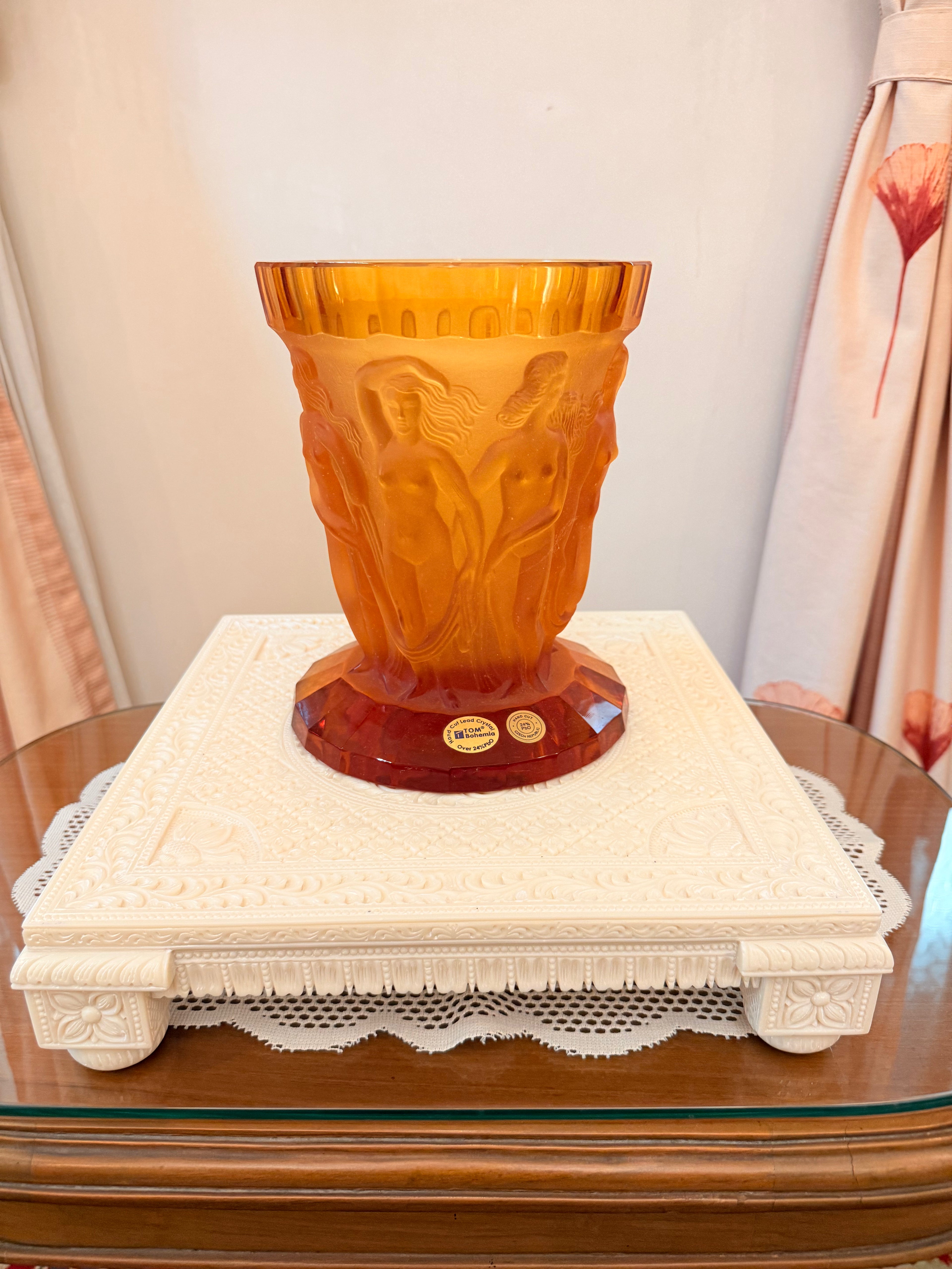 Ivory Look Alike Chowki 12 inch