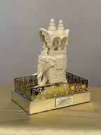 Intricate Cutwork Hauda