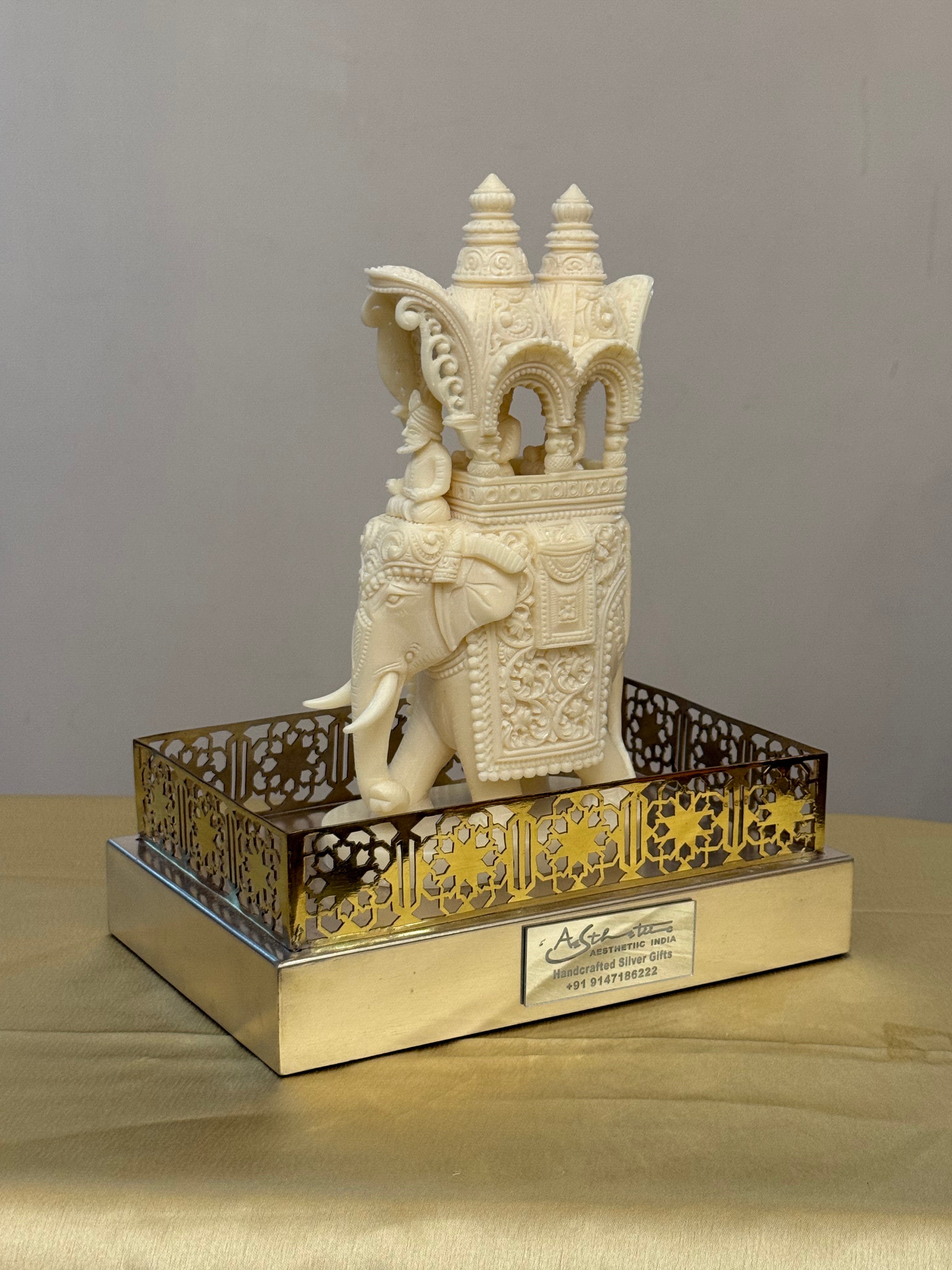 Intricate Cutwork Hauda