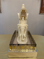 Intricate Cutwork Hauda