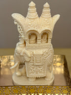 Intricate Cutwork Hauda