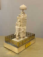 Ivory Look Alike Dome Hauda