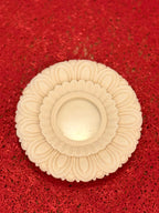 Ivory Look-Alike Sunflower Tealight Holder