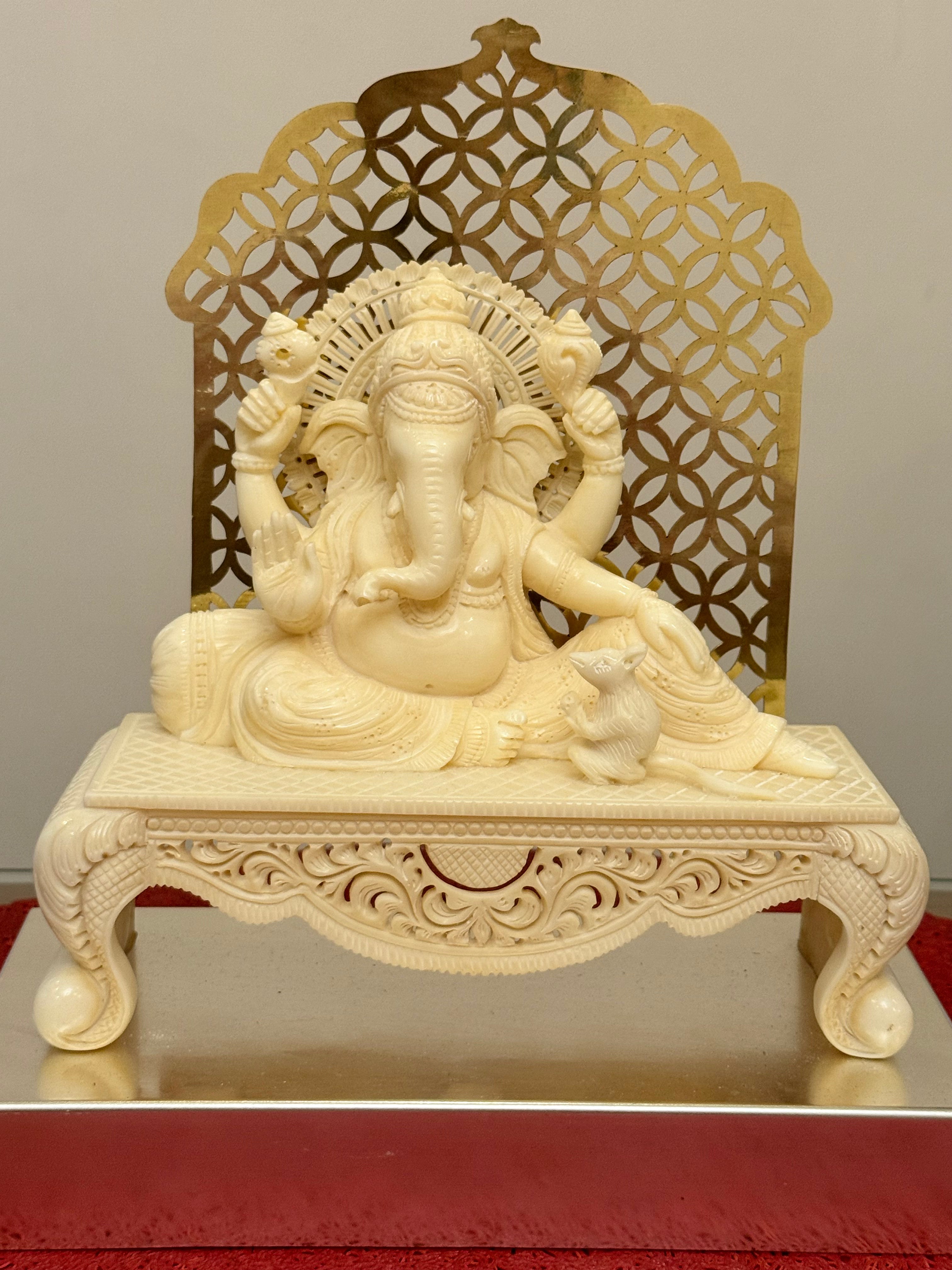 Ivory Look Alike Ganesha