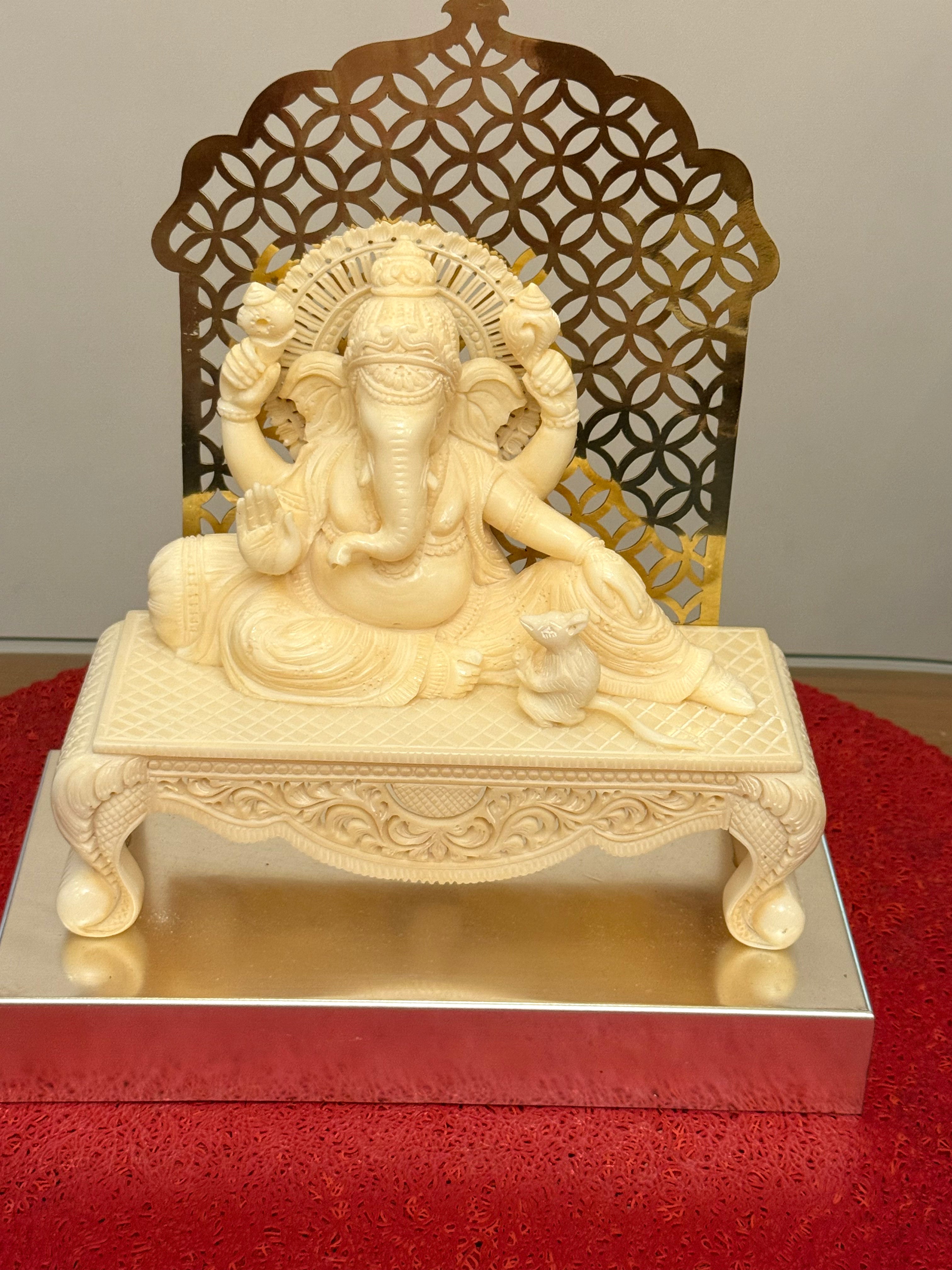 Ivory Look Alike Ganesha