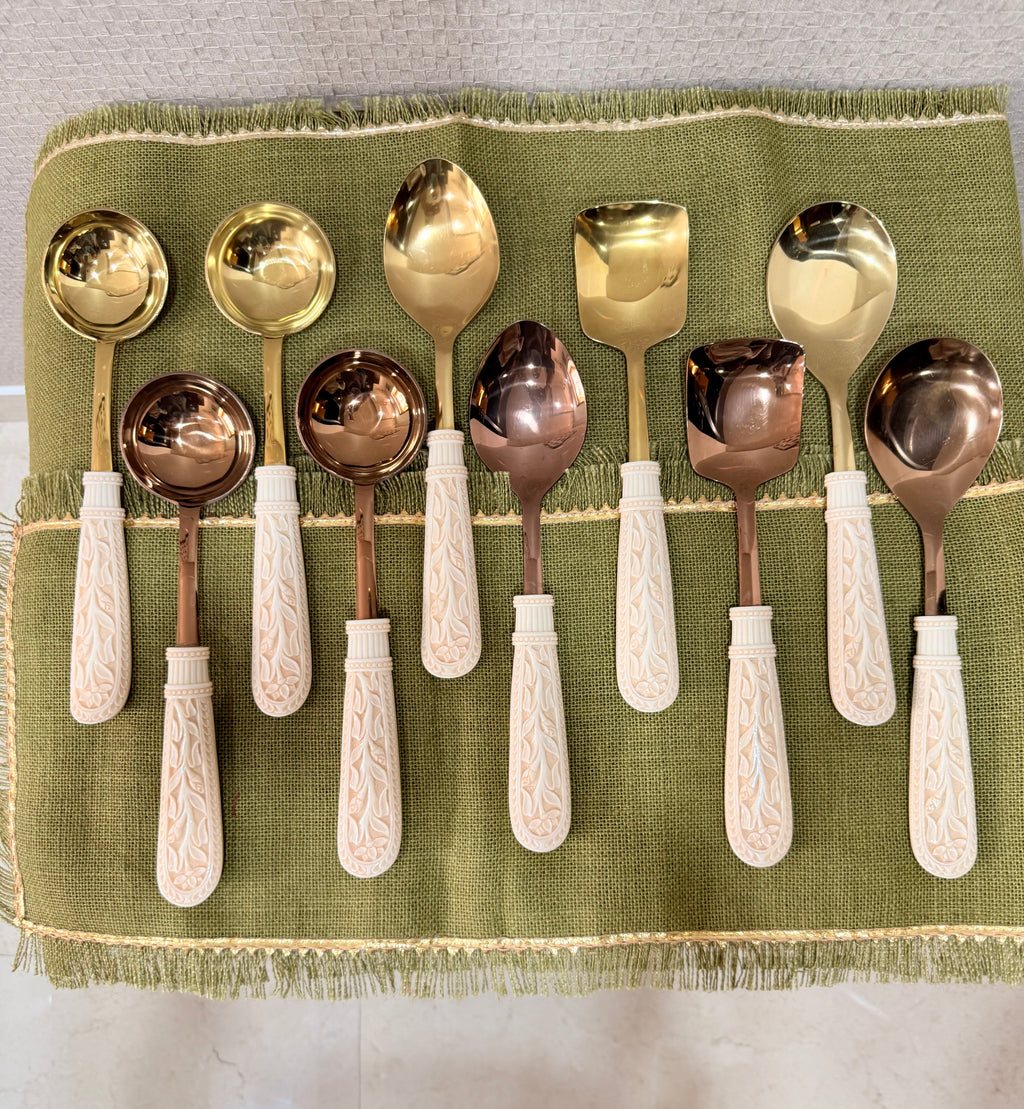 Five Serving spoon set