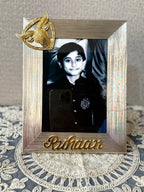 Personalised Zodiac Silver Frame – With Handcrafted Filigree Motif