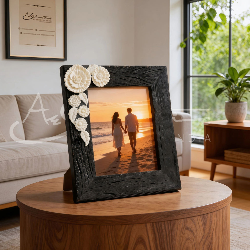 Sunlit Ivory blossom frame