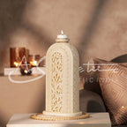 Ivory Look-Alike Dual Harmony Vases 12 inch