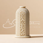 Ivory Look-Alike Dual Harmony Vases 12 inch
