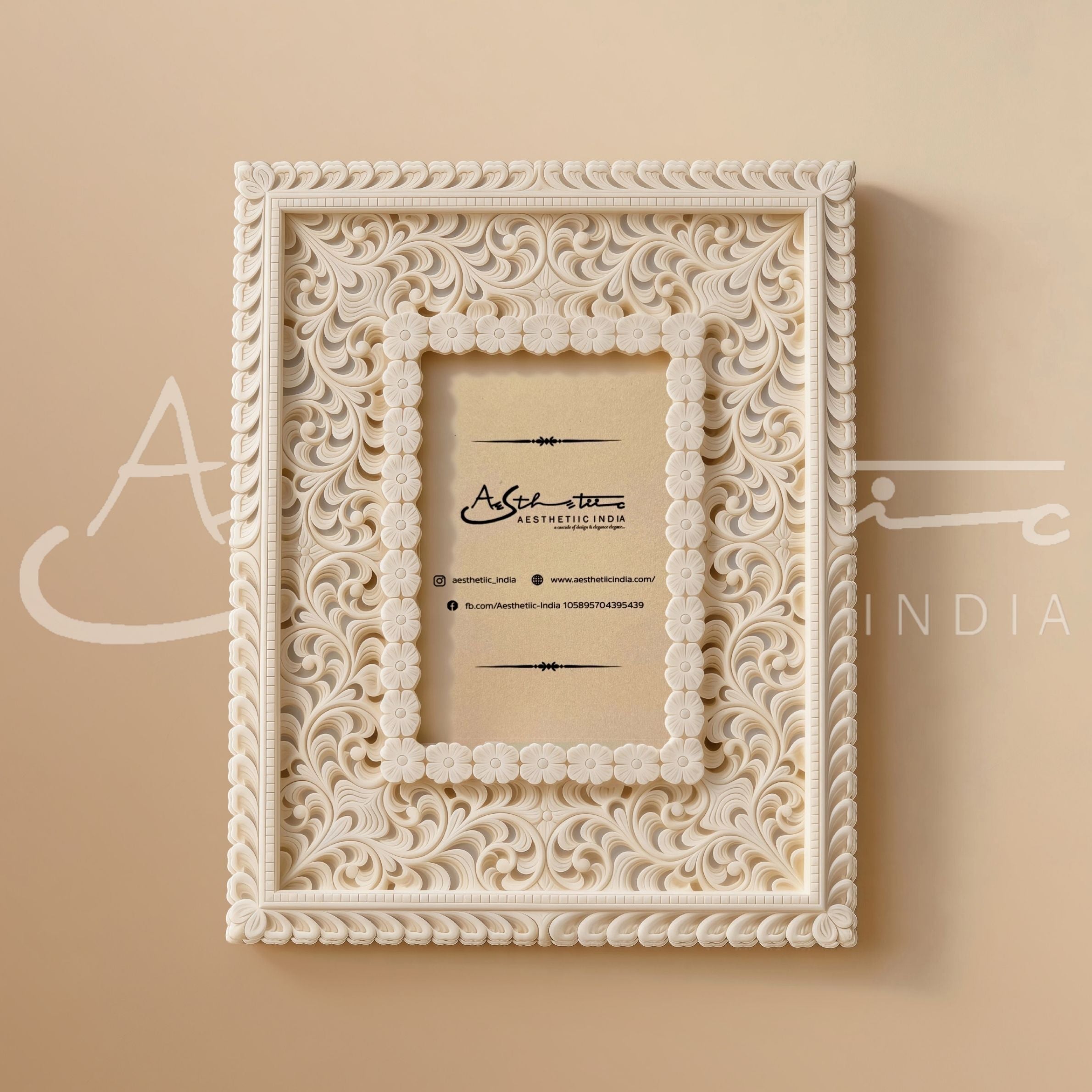 Ivory Look Alike Frame