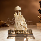 Ivory Look Alike Dome Hauda