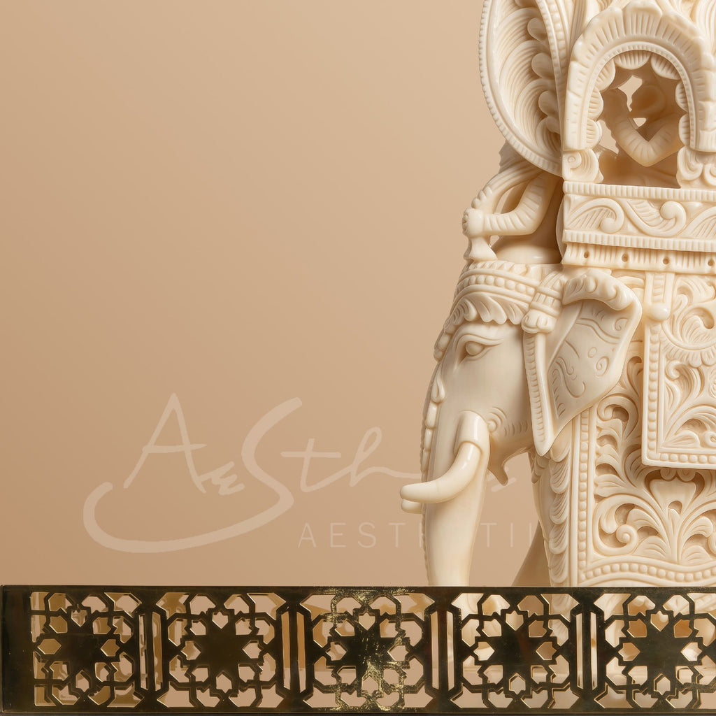Intricate Cutwork Hauda