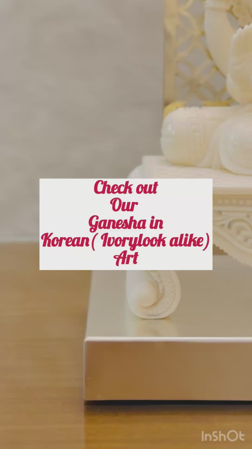 Ivory Look Alike Ganesha