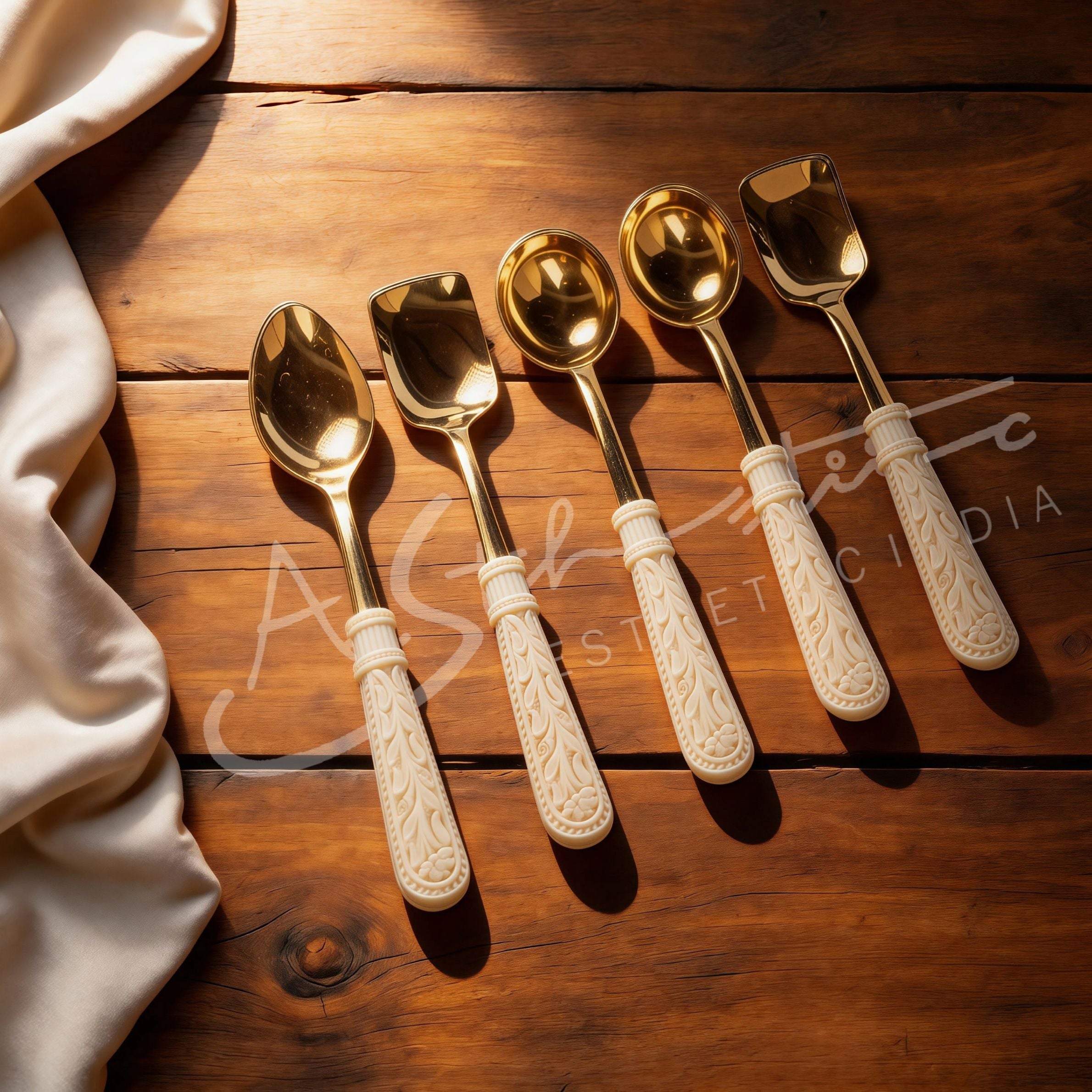 Five Serving spoon set