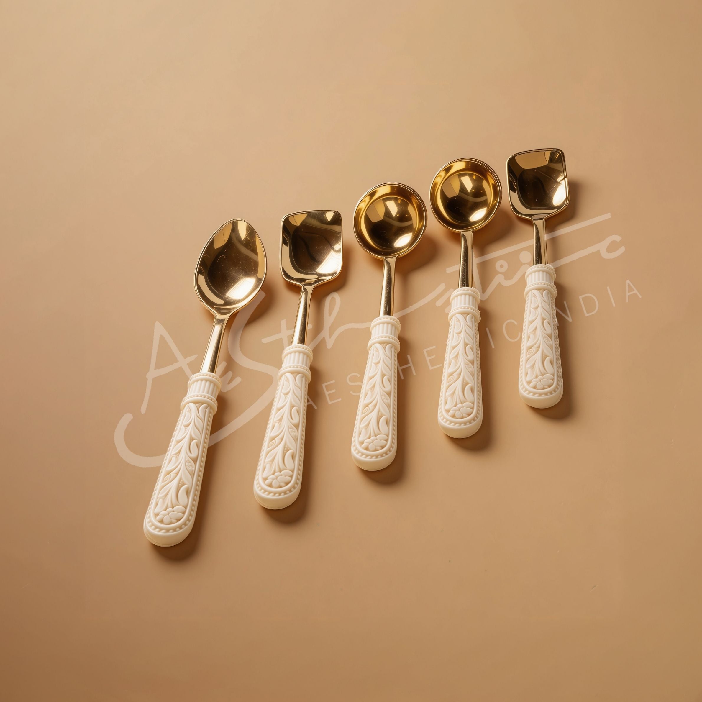 Five Serving spoon set