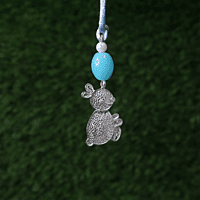 Silver Bunny Lumba Rakhi Silver Bunny Lumba Rakhi