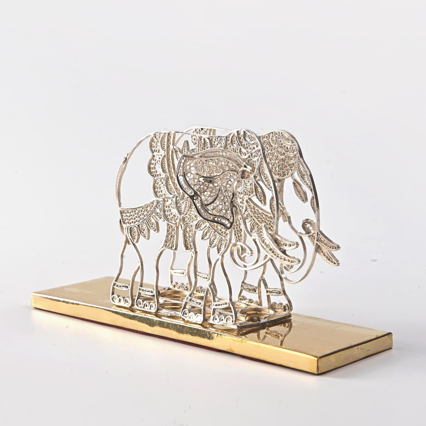 Majestic Elephant filigree napkin holder Majestic Elephant filigree napkin holder